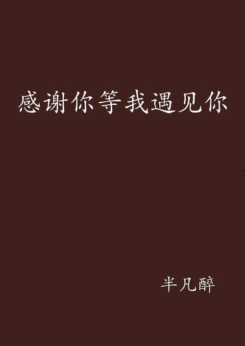 谢谢让我遇见你,与你的美好邂逅